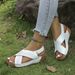 Roman Women's Summer New Style Sponge Cake Wedge Heel Thick Sole Casual Fish Mouth Beach Sandals_vogvips.com