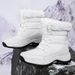2025 New Winter Winter Velvet Thickened Warm And Wear-resistant Outdoor Hiking Shoes Snow Boots Women's High Top Cotton Shoes_vogvips.com