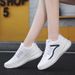 New Mesh Woven Korean Version Versatile And Comfortable Casual Women's Plus Size Sports Shoes 883_vogvips.com