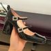 2026 Spring New Mary Jane With Chunky Toe, High Heel, Square Buckle, Rhinestone, Patent Leather Women's Shoes_vogvips.com