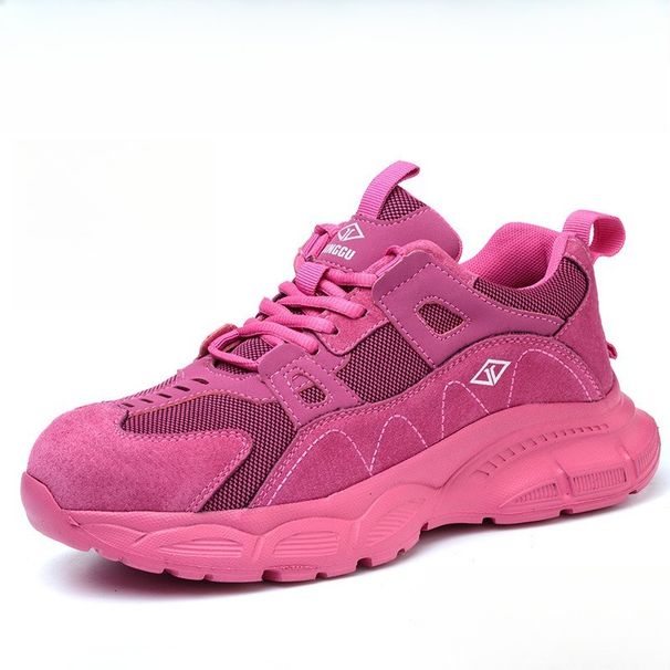 New Steel Toe Women's Work Shoes: Puncture-Resistant, Waterproof, Lightweight & Comfortable Safety Boots For Industrial Use_vogvips.com