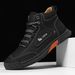 Plus-Size Men's Leather Boots, Men's Fashion Stitched Shoes, Flat Lace-Up Martin Boots, Outdoor High-Top Shoes 6317_vogvips.com