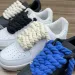 Bold Cotton Linen Twist Weave Shoelaces Solid Color Rope Shoes Laces Men Women Trendy Personality Kpop Sport Casual_vogvips.com