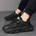 New casual black sports shoes for men running height daddy shoes_vogvips.com