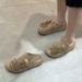 Style Retro Fireworks Slip-On Women's Sandals Thick Soled Casual Height Increasing Inspired Holiday Slippers_vogvips.com