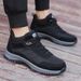 Plus Size Spring New Elderly Men's Mesh Breathable Sports Anti Slip Walking Shoes_vogvips.com