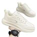 New Men's Summer 2024 New Versatile Sports Leather Casual Sneakers For Men, Height-Increasing Thick-Soled White_vogvips.com