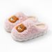 New Cartoon Bear Autumn Winter Versatile Thick-Soled Home Outdoor Warm Non-Slip Casual Cotton Slippers_vogvips.com