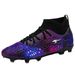 High Top 2025 Summer New Style Fly Woven Breathable Long Shoes, Large Size Broken Nail Football Shoes_vogvips.com