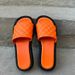 Plus Size Thick Sole Sandals For Women 2024 New Style One-Strap Slip-On Plaid Round Toe Casual Shoes_vogvips.com