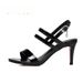 New Slimming Versatile High Heel Genuine Leather Sexy Buckle Strap Women's Summer Open-Toe Sandals_vogvips.com