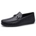 Men's Doudou Shoes Driving Shoes Low-top Foot Cover Embossed Plaid Handmade Large Size Flat Casual Shoes Small Leather_vogvips.com