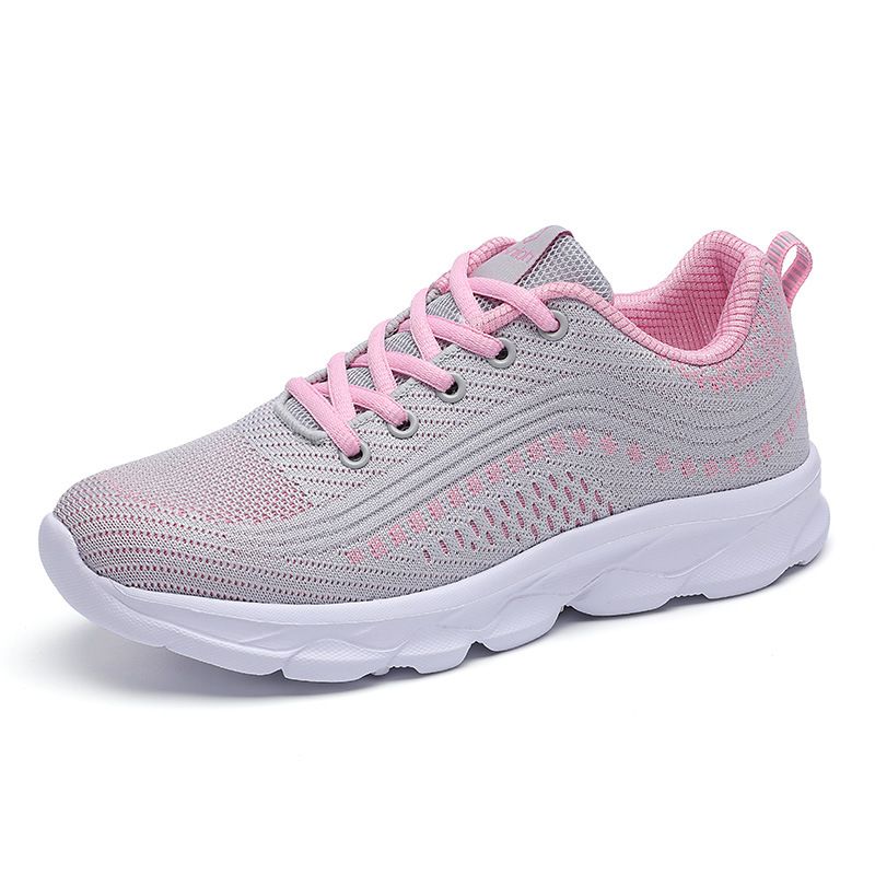 Women's Knit Running Shoes - Breathable Low-Top & Lightweight For Spring (Casual & Comfortable)_vogvips.com