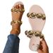 Hot-Selling Fashion Simple Outdoor Non-Slip Waterproof One-Strap Flat For Women Summer And_vogvips.com