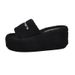 European Style Height-Increasing Thick-Soled Furry For Women, High-End Feel, 2025 New Spring And Autumn Trendy_vogvips.com