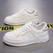 Summer Men's New Breathable Little White For Male Students Korean Edition Trendy Versatile Thick Sole Sports Casual_vogvips.com