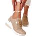 Large Size 24 Summer New Thick Soled Casual With Straps And Mesh Sports Shoes_vogvips.com