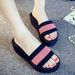 Women's Slippers One-Word Slippers Women's Summer Fashion Trend Outdoor Indoor Korean Style Student Mid-Heel Beach Sandals_vogvips.com