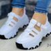 Casual 2025 New Thick Sole Board With One Button Low Top Large Size Fashion Sports Women's Single Shoes_vogvips.com