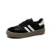 Men's Retro Casual Sneakers - Classic Low-Top Lace-Up Shoes With Thick Sole, Breathable PU Leather Upper, Lightweight & Comfortable For Daily Wear_vogvips.com