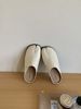 Chic Tabi Split-Toe Mules For Women - Avant-Garde Leather Slip-On Flats, Elegant Indoor Outdoor Comfort Shoes_vogvips.com