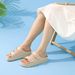 Crestar Women's Platform Sandals Outdoor Fashion Lightweight Beach Slippers With Arch Support Summer Comfort Slip On Home Slides_vogvips.com