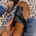 2025 Summer New Shoes Step In With Buckle Leather Clip Toe Women's Cool Slippers_vogvips.com