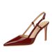 Women S Elegant Hollow Out Pointed Toe High Heels Stiletto Heel Back Strap Patent Leather Sexy Dress Pumps For Party_vogvips.com