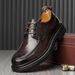2025 Spring New Wear Resistant Business Casual Comfortable Breathable Thick Bottom Premium Dress Men's Leather Shoes_vogvips.com