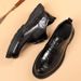 Men's Trendy Casual Genuine Leather Cowhide Shoes Breathable Formal Thick Soft Soled Business British Style Odor Resistant_vogvips.com