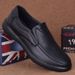 Unbeatable Quality Leather For Men's Business, Leisure, Sports. English Style Minimalist Middle-aged And Elderly Leather Shoes_vogvips.com