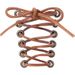 Shoe Accessories toe shoes, precious leather sailboat leather shoes with laces, Martin boots, military boots, black and white color casual shoelaces_vogvips.com