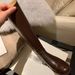 Women's High Knee Boots With Camellia Embroidery, Genuine Leather, Back Zipper, Low Heel, Round Toe, Winter & Fall Fashion_vogvips.com