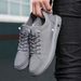 Men's Casual Sneakers - Breathable Umbrella Fabric Low-Top Lace-Up Shoes For Spring, Summer, And Fall - Lightweight & Comfortable Shoes_vogvips.com