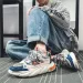Men's Sports New Mesh Autumn Casual Style Athleisure Versatile Heightened Running Trend Clunky Shoes Beige Free Shipping_vogvips.com