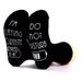 Mid-tube socks cotton socks sole letter non-slip glue creative game socks_vogvips.com