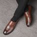 Business Dress Leather Perforated Breathable Men's Hollow Out Single Versatile Casual Shoes_vogvips.com
