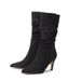 Skinny Heels Pleated Over The Knee Plus Size Women's Boots Pile Boots_vogvips.com