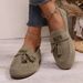 SHLIANG Loafers Slip On Tassels Driving Walking Anti Large Size Square Toe Suede Moccasins Flat Shoes For Women_vogvips.com