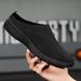 Women's Plus Size Sports Lazy Woven Casual Women's Elderly Shoes, Socks, Mouth, Mother's Shoes Bb7_vogvips.com