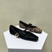Women's Autumn One-line With Leopard Print Square Flat Shoes Shallow Mouth Single Shoes_vogvips.com