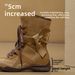 Women Boxing Boots 5Cm Height Increasing Boxing 2025 Autumn New Melard Outdoor Versatile Short Boots For Petite Women_vogvips.com