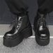Thick-soled Hate Sky High Casual Martin Boots Retro Tooling Boots Martin Boots_vogvips.com