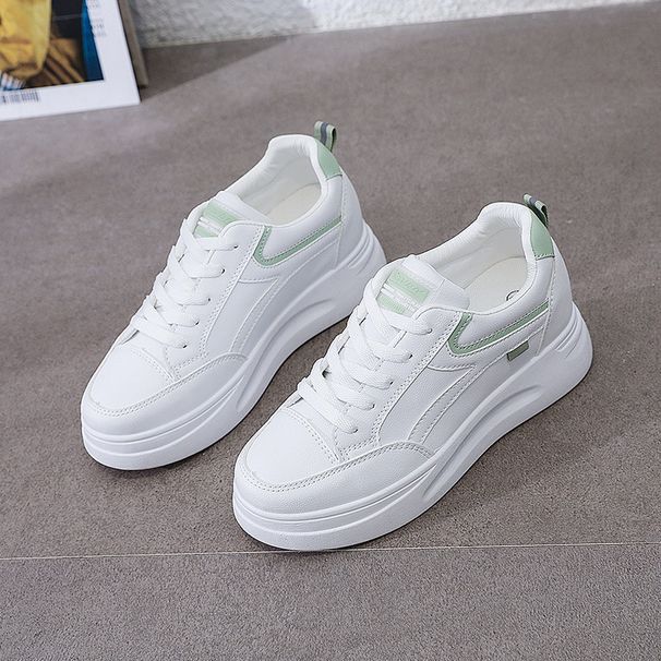 1720 Summer Thick-Soled White Shoes Women's Spring And Autumn Breathable 2021 New Style Height-Increasing Versatile_vogvips.com