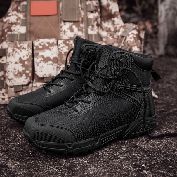 Cross Border Oversized Military Boots, Breathable Tactical Boots, Special Forces Outdoor Hiking, Wear-resistant Training Combat Boots_vogvips.com