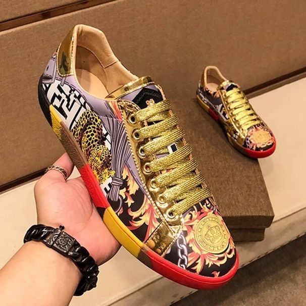 Spring/Summer 2025 New Edition Medusa Men's Shoes, Genuine Leather Breathable Casual Board Shoes_vogvips.com