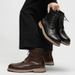 Retro Workwear Boots, English Leather Shoes, Martin Boots, High Top Shoes, Casual Leather Shoes, Goodyear High Top Leather Boots_vogvips.com