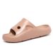 Mechanical Armor Style Hollowed-Out Thick-Tread Slippers - Summer Breathable Casual Flip-Flops - Outdoor Trendy Striped Slippers_vogvips.com