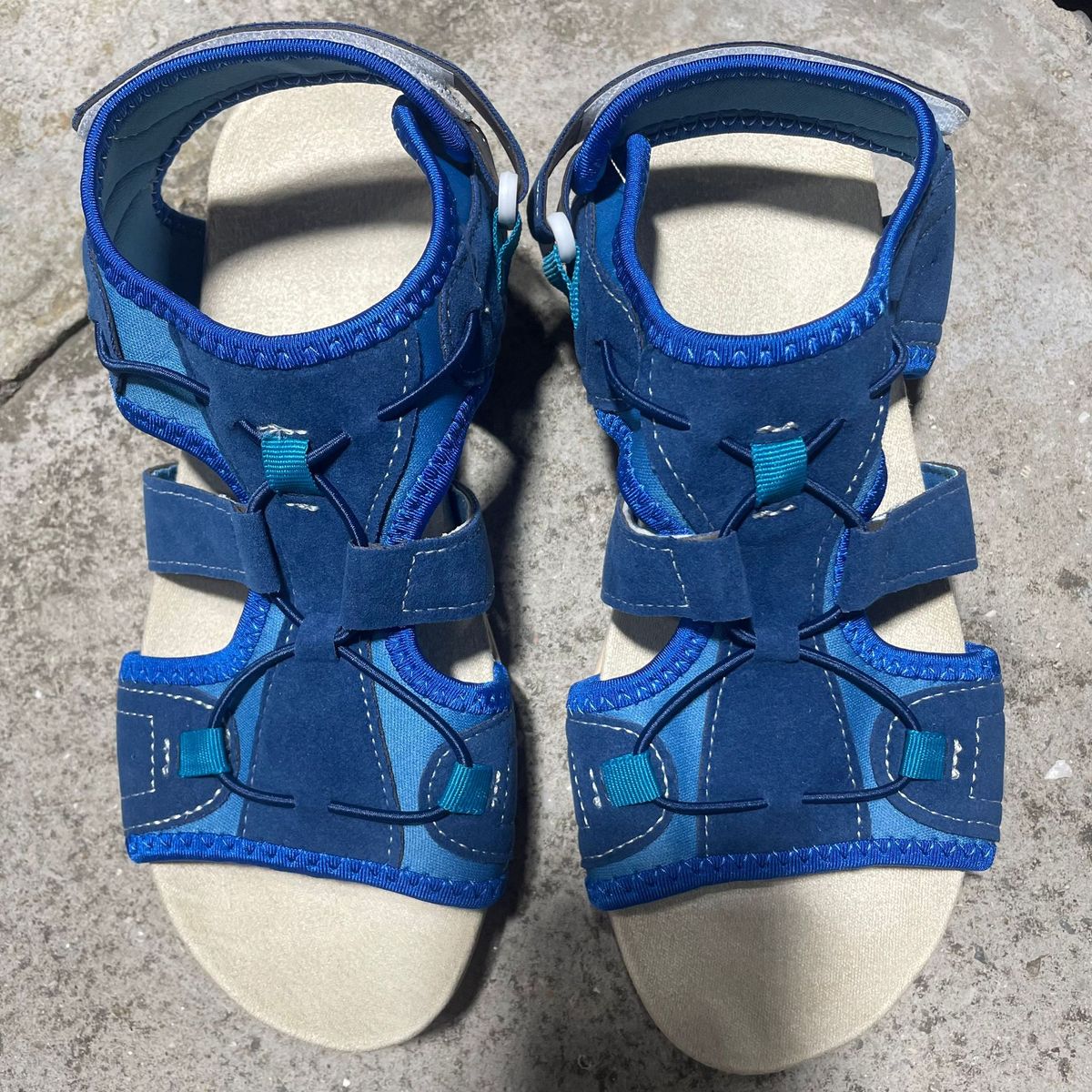 Women's Sandals Summer Round Head Breathable Casual Sandals Large Size Flat Bottom Beach Sandals For Women_vogvips.com