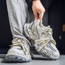 Non-slip Outdoor Sports Men's Shoes Casual Shoes Platform Heightening Dad Shoes Trendy Shoes_vogvips.com